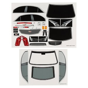 Traxxas Decal sheet Cadillac CTS-V TRA8393