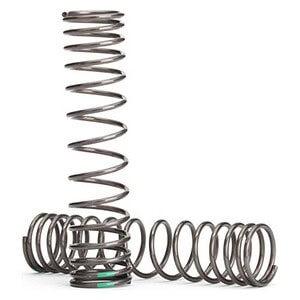Traxxas Spring shock 139mm (natural finish) (GTR) (progressive 1.146 rate green stripe) (2) TRA8442