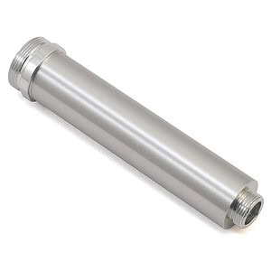 Traxxas Body GTR shock 77mm silver aluminum (rear no threads) TRA8462