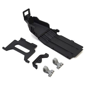 Traxxas Battery door/ battery strap/ retainers (2)/ latch TRA8524