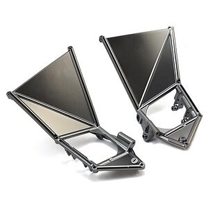 Traxxas Mounts suspension arm upper (front) (left and right) (satin black chrome-plated) TRA8534X