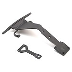 Traxxas Skidplate front (plastic)/ support plate (steel) TRA8537