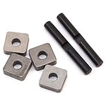 Traxxas Spider gear shaft (2)/ spider bushing (4) TRA8584