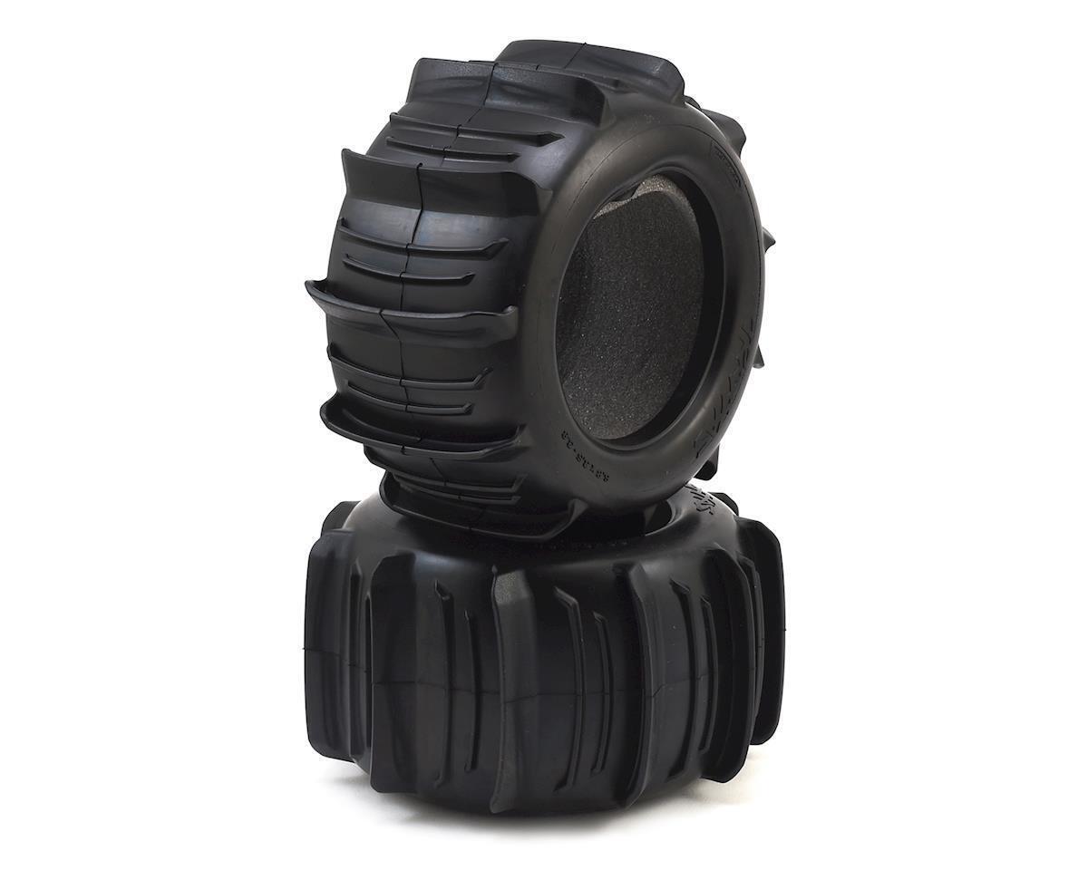 Traxxas Tires paddle 3.8” (2)/ foam inserts (2)