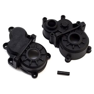 Traxxas Gearbox halves (front and rear)/ idler gear shaft TRA8691