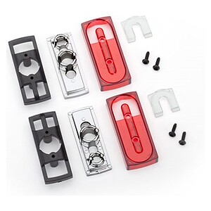 Traxxas Tail Light Lens (2) w/Housing & Reverse Lens TRA8814X