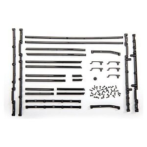 Traxxas Side Trim Black (L/R) / Retainers / Door Handles TRA8815X