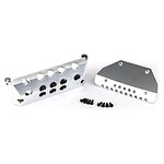 Traxxas Mercedes-Benz G 63 Front/Rear Skid Plates (Satin-Plated) TRA8835