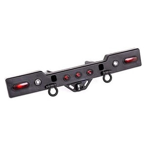 Traxxas Bumper rear (black chrome) (assembled with lenses) TRA8838X