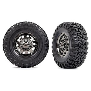 Traxxas Tires and wheels assembled glued (TRX-6)