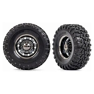 Traxxas Tires and wheels assembled glued (TRX-6)