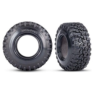 Traxxas Tires Canyon RT 4.6x2.2/ foam inserts (2) (wide) (requires 2.2 diameter wheel)