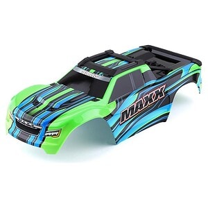 Traxxas Maxx Green (Painted) with Decal Sheet Body Pre-Painted