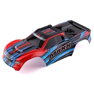 Traxxas Maxx Red (Painted) with Decal Sheet Body Pre-Painted