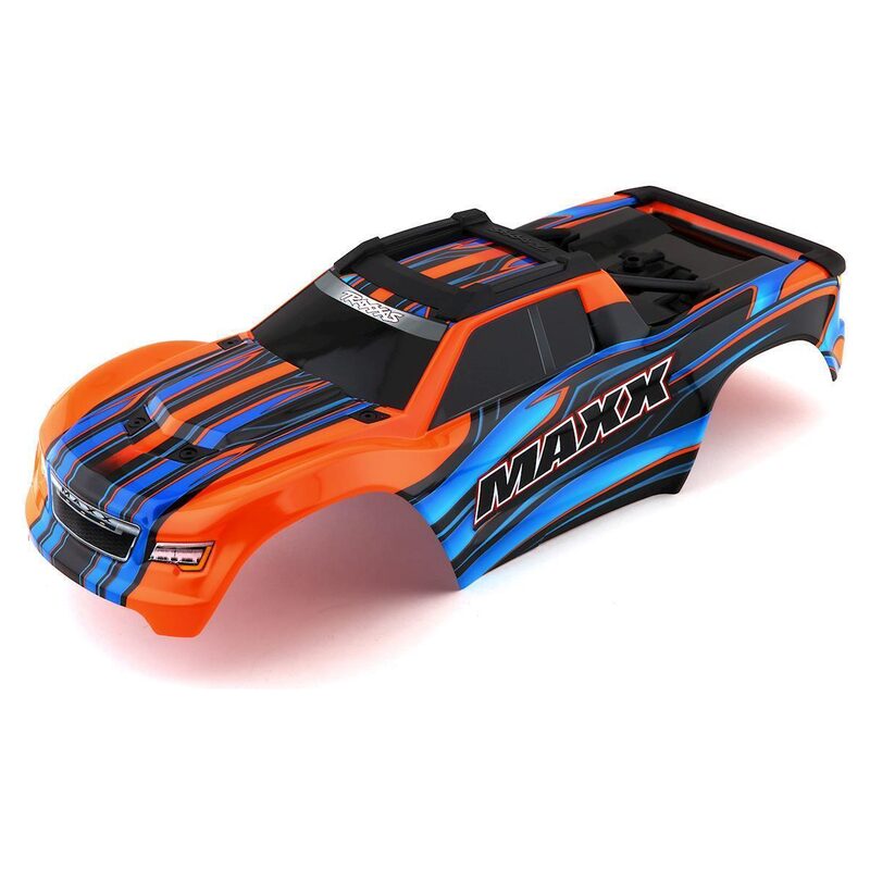 Traxxas Maxx Orange (Painted) with Decal Sheet Body Pre-Painted