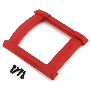 Traxxas Skid plate roof (body) (red)/ 3x10mm CS (4) tra8917r