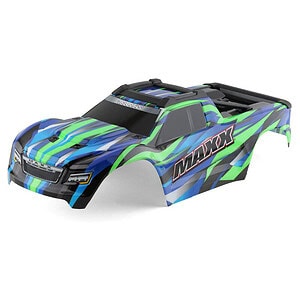 Traxxas Maxx Green (Painted Decals Applied) (Fits Maxx with Extended Chassis (352mm Wheelbase)) Body Pre-Painted