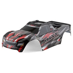 Traxxas Maxx Red (Painted Decals Applied) (Fits Maxx with Extended Chassis (352mm Wheelbase)) Body Pre-Painted