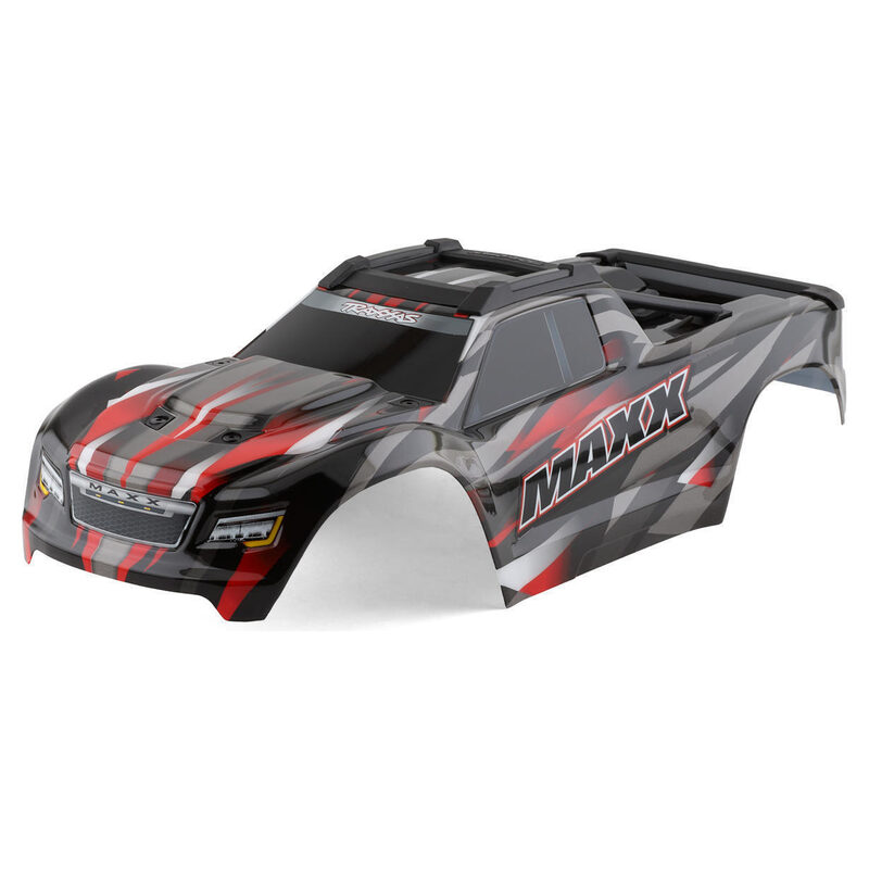 Traxxas Maxx Red (Painted Decals Applied) (Fits Maxx with Extended Chassis (352mm Wheelbase)) Body Pre-Painted