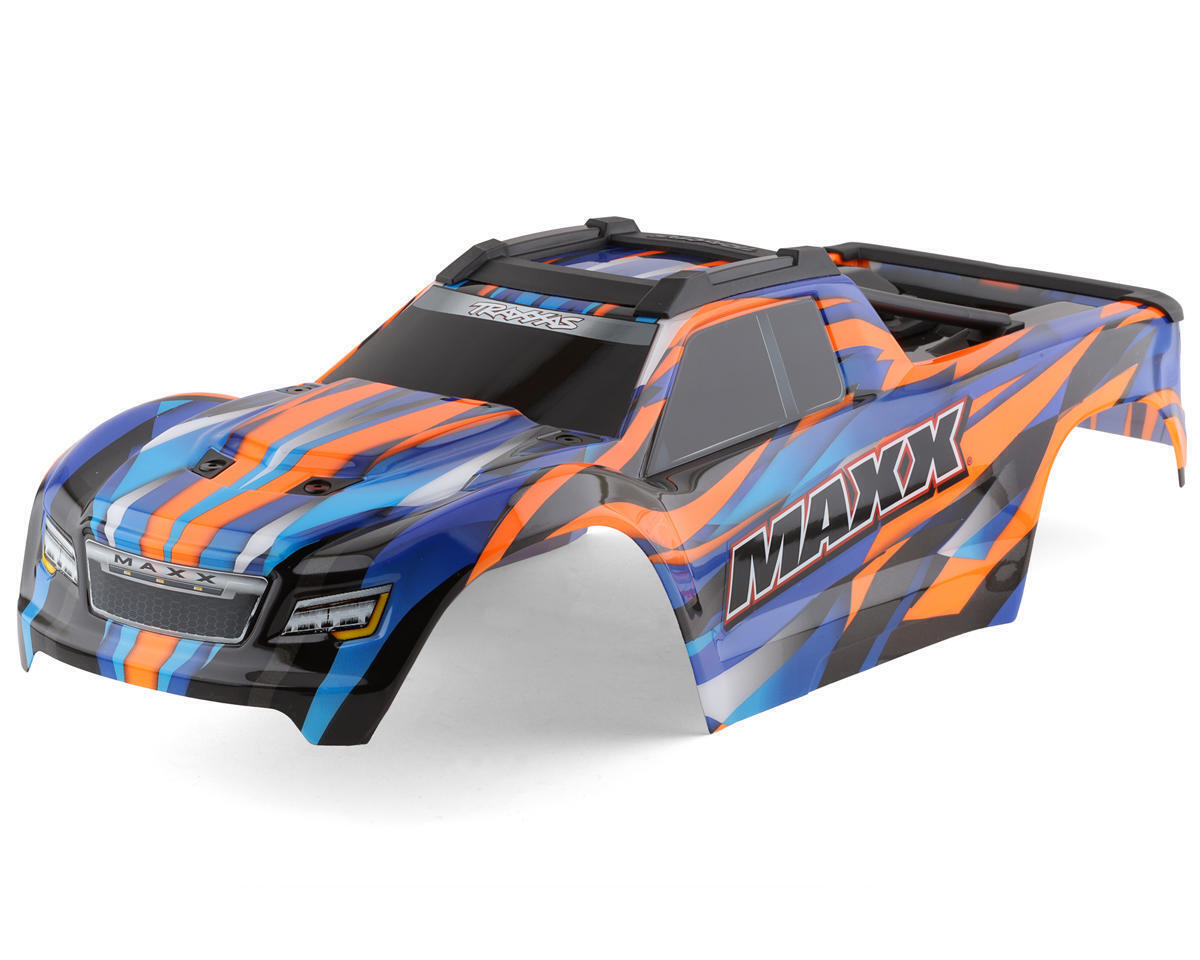 Traxxas Maxx Orange (Painted Decals Applied) (Fits Maxx with Extended Chassis (352mm Wheelbase)) Body Pre-Painted