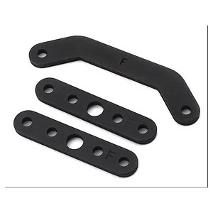 Traxxas Bulkhead tie bar front upper (1)/ lower (2) (steel) TRA8926