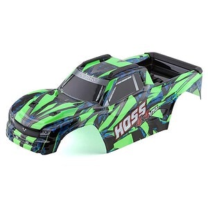 Traxxas Hoss 4X4 VXL Orange (Painted - Decals Applied - Clipless Mounts) Body Pre-Painted