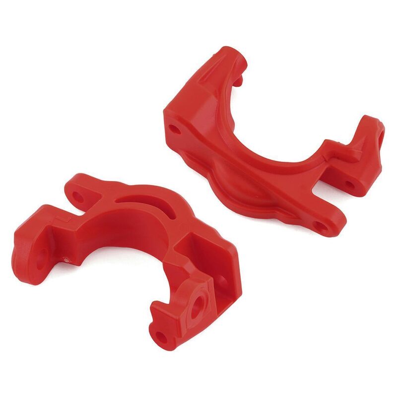 Traxxas Caster Blocks (C-Hubs) X-Heavy Duty (Red) TRA9032R