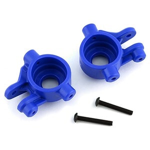 Traxxas X-Heavy Duty Steering Blocks (Blue) (L/R) TRA9037X