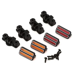 Traxxas Marker Light Housing (4) w/Lenses & Hardware TRA9116