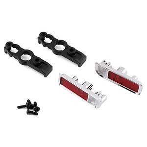 Traxxas Tail Light Housing Chrome (2) w/Lens & Retainers TRA9119
