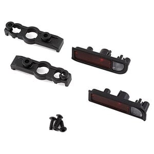 Traxxas Tail Light Housing Black (2) w/Lens & Retainers TRA9122