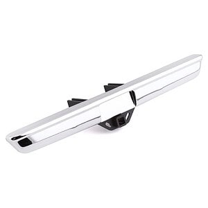 Traxxas Bumper rear (chrome)/ bumper mount/ 3x10 BCS (2) TRA9124