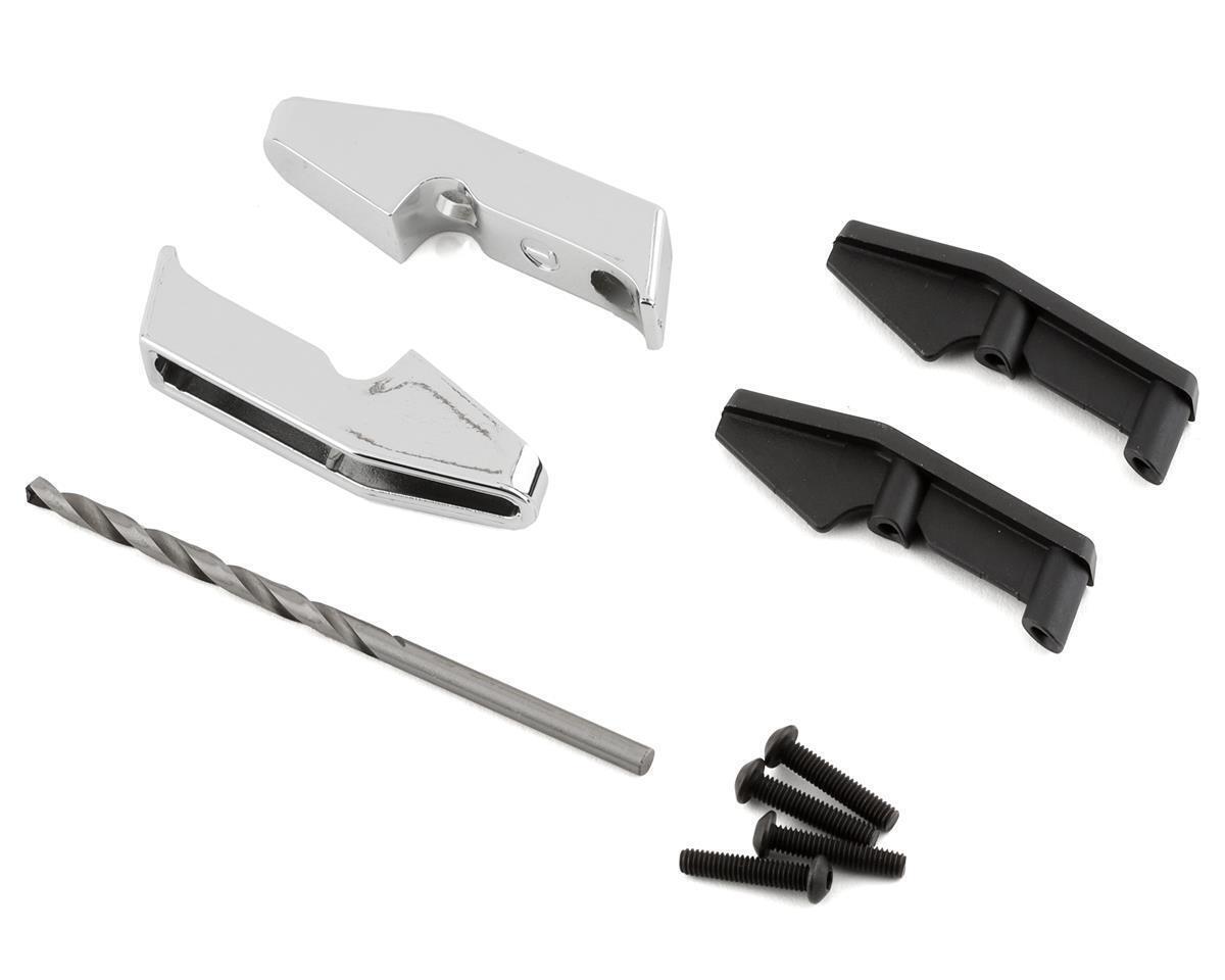 Traxxas Bumper Pads/Guards (Chrome) (Fits #9126/#9127 Front Bumpers) TRA9125