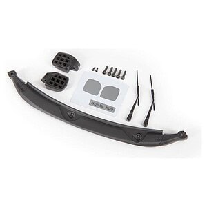 Traxxas Side Mirrors Black (L/R) / Wipers / Cowl (Fits #9211 Body) TRA9217