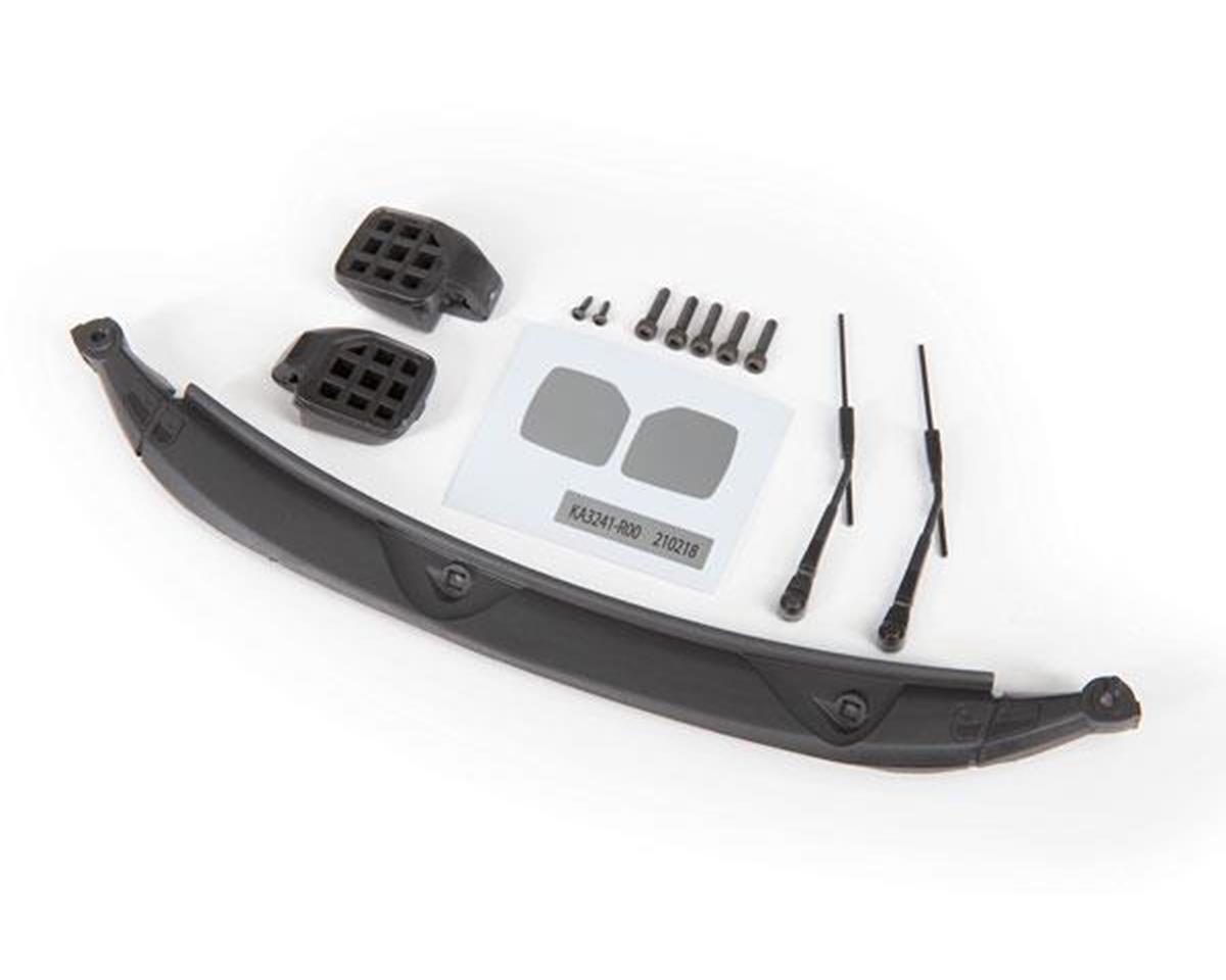 Traxxas Side Mirrors Black (L/R) / Wipers / Cowl (Fits #9211 Body) TRA9217