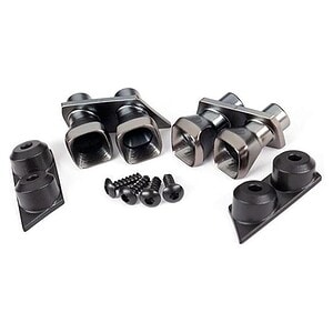 Traxxas Exhaust tips (2)/ exhaust tip mounts (2)/ 2.6X8 BCS (4) TRA9318