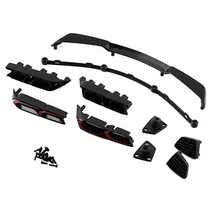 Traxxas Tail Lights (2) w/Mounts & Wing TRA9319
