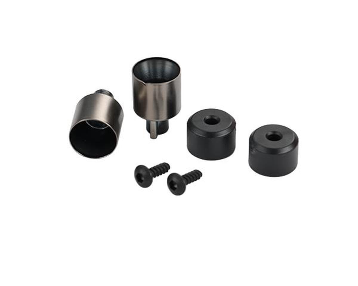Traxxas Exhaust tips (2)/ exhaust tip mounts (2)/ 2.6X8 BCS (2) TRA9344