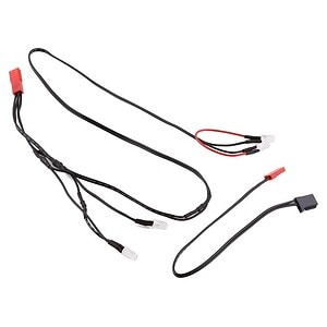 Traxxas LED light harness/ power harness/ zip ties (9)/ mounts (2) (fits #9333 or 9335 body) TRA9385