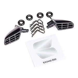 Traxxas Mirrors side (left and right)/ o-rings (4)/ body clips (4) (fits #9421 body) TRA9422