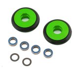 Traxxas Wheels Wheelie Bar 6061-T6 Alum (Green) (2) TRA9461G