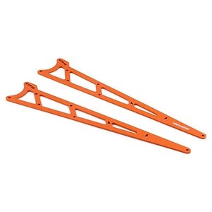 Traxxas Side plates wheelie bar orange (aluminum) (2) TRA9462A