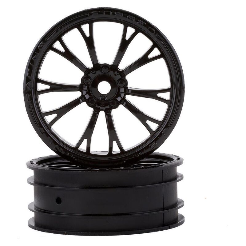 Traxxas Wheels Weld gloss black (front) (2)