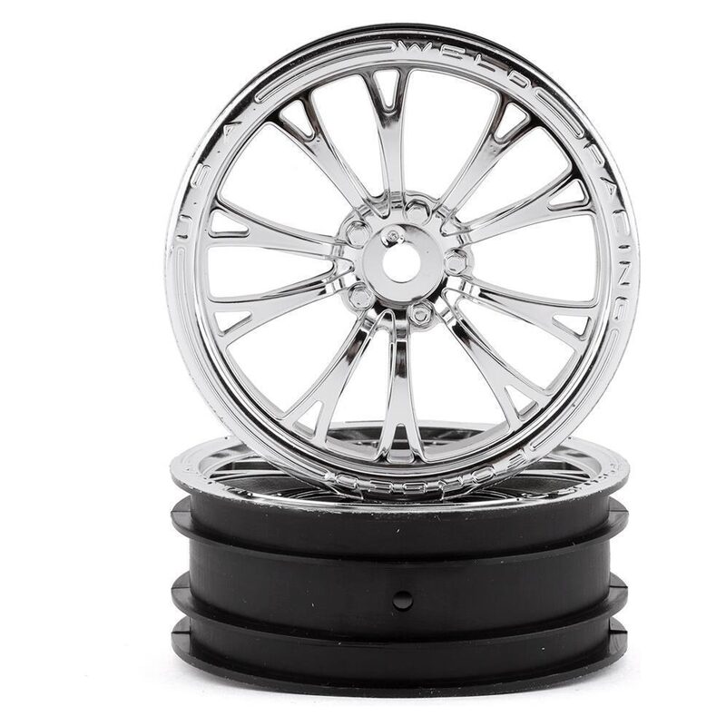 Traxxas Wheels Weld chrome (front) (2)