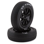 Traxxas Tires & Wheels Glued Weld Gloss Black Mickey Thompson ET Front (2) TRA9474