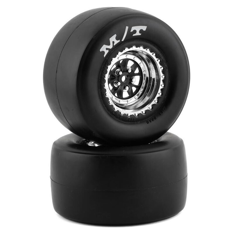 Traxxas 9473X Weld Black Chrome Wheels - Rear 2 Pack For RC Cars