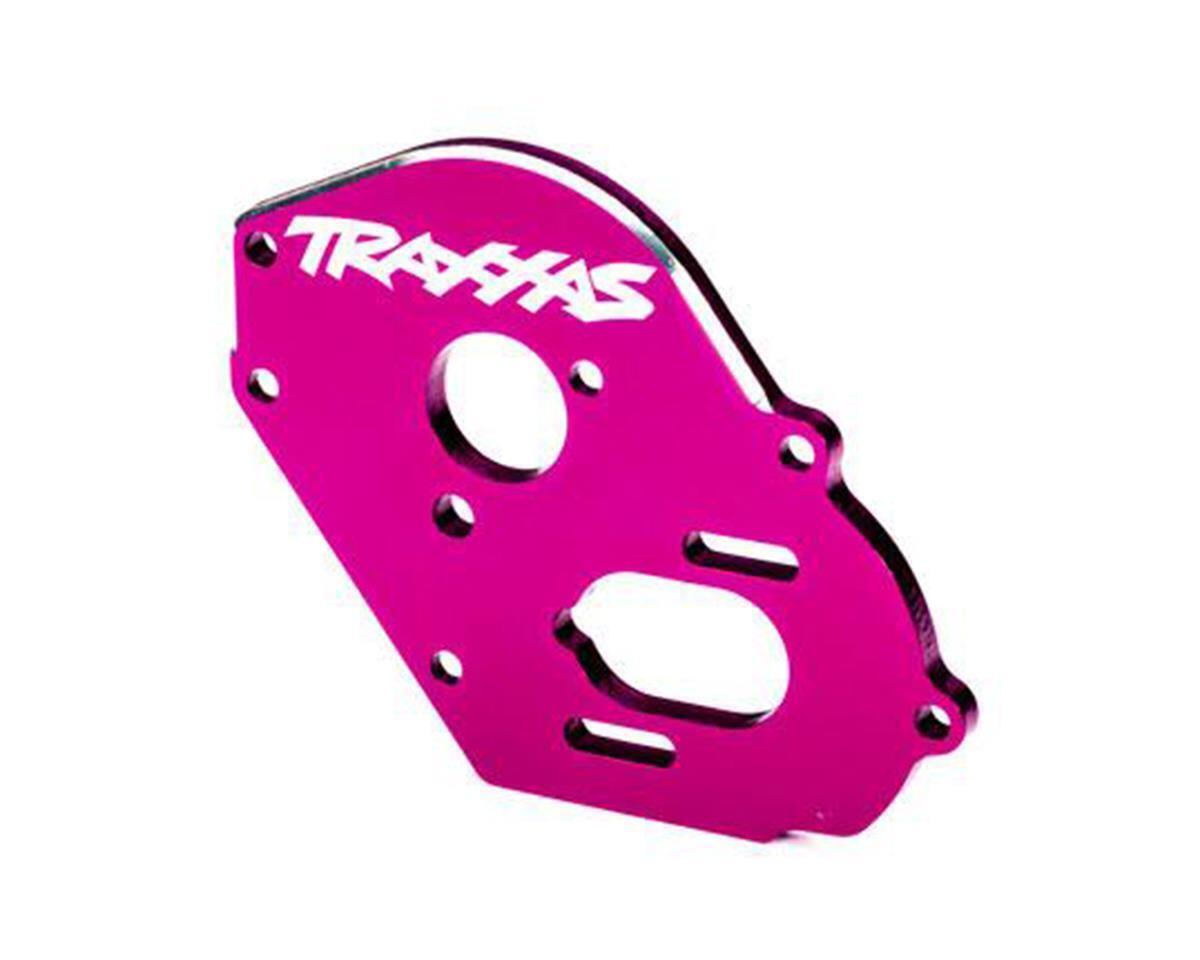 Traxxas Motor Plate 6061-T6 Alum (Pink) (4mm Thick) TRA9490P