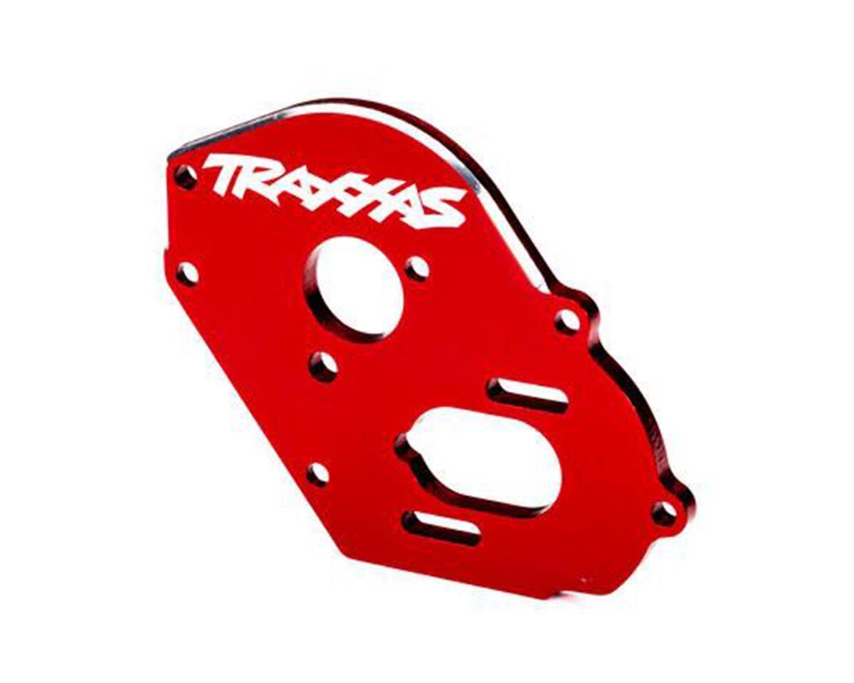 Traxxas Motor Plate 6061-T6 Alum (Red) (4mm Thick) TRA9490R - tra9490r-jpg Traxxas Motor Plate 6061-T6 Alum (Red) (4mm Thick) TRA9490R