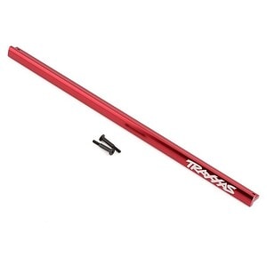 Traxxas Chassis brace (T-Bar) 6061-T6 aluminum (red-anodized)/ 3x16 SS (2) TRA9523R