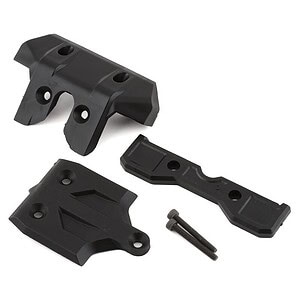 Traxxas Bumper rear/ skidplate rear/ tie bar mount rear/ 3x25 CS (2) TRA9536